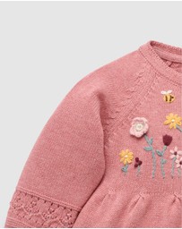 Purebaby - Cosy Knitted Dress -Kids-Babies