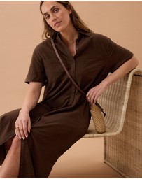 Ceres Life - Hanna Midi Shirt Dress