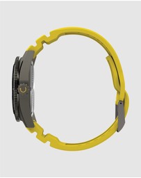 TIMEX - Deep Water Reef 200 SST Black Dial Yellow Rubber Strap