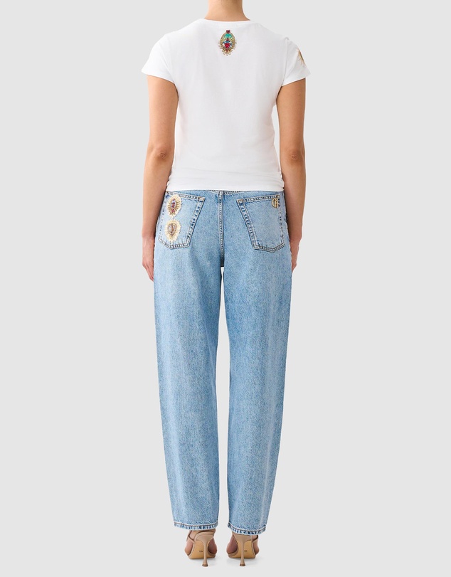Camilla - Slim Fit Round Neck T-Shirt