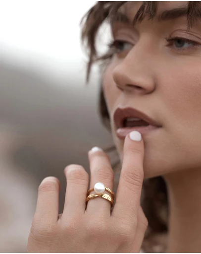 Native Sol - Isla Pearl Ring