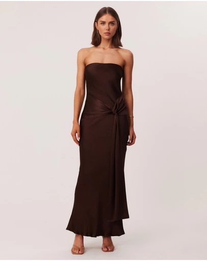 SNDYS - Angie Tie Front Maxi Dress - ICONIC EXCLUSIVE