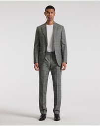 Calibre - Glen Check Suit Pants Grey