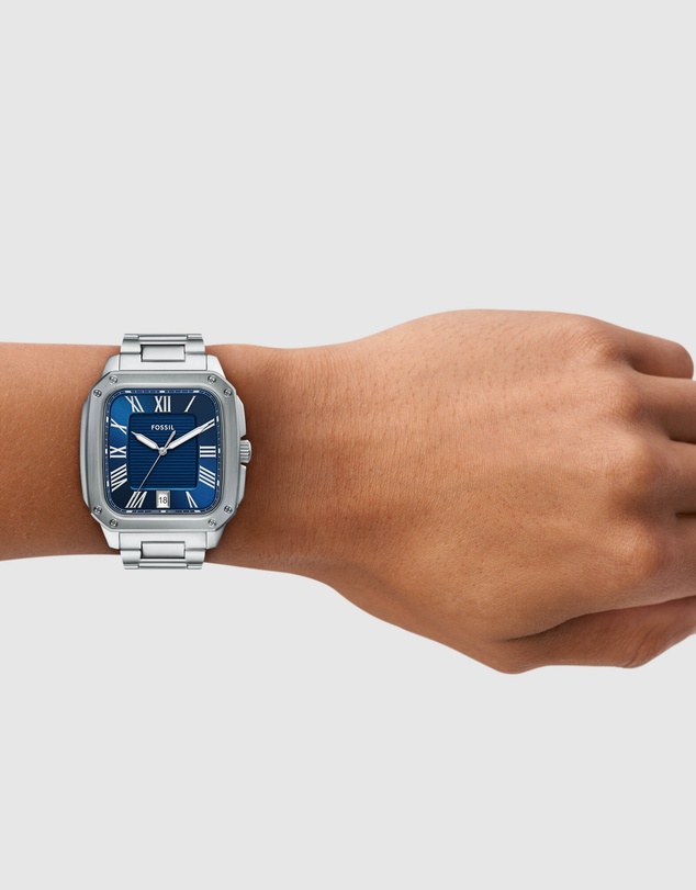 Fossil - Crosby Silver Tone Analogue Watch