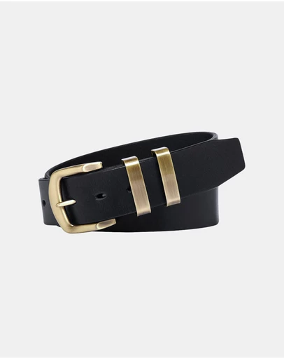 Buckle - Jackaroo. Australian Made Full Grain Natural Leather Belt. 38mm width.