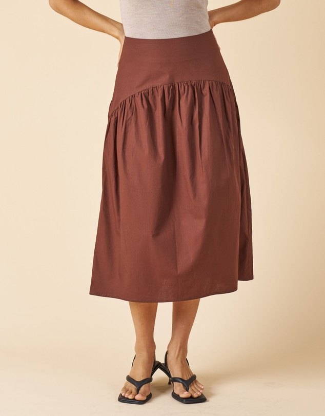 CAMIXA - Mare Cotton Midi Skirt