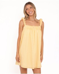Petal & Pup - Helia Mini Dress - Mango Stripe