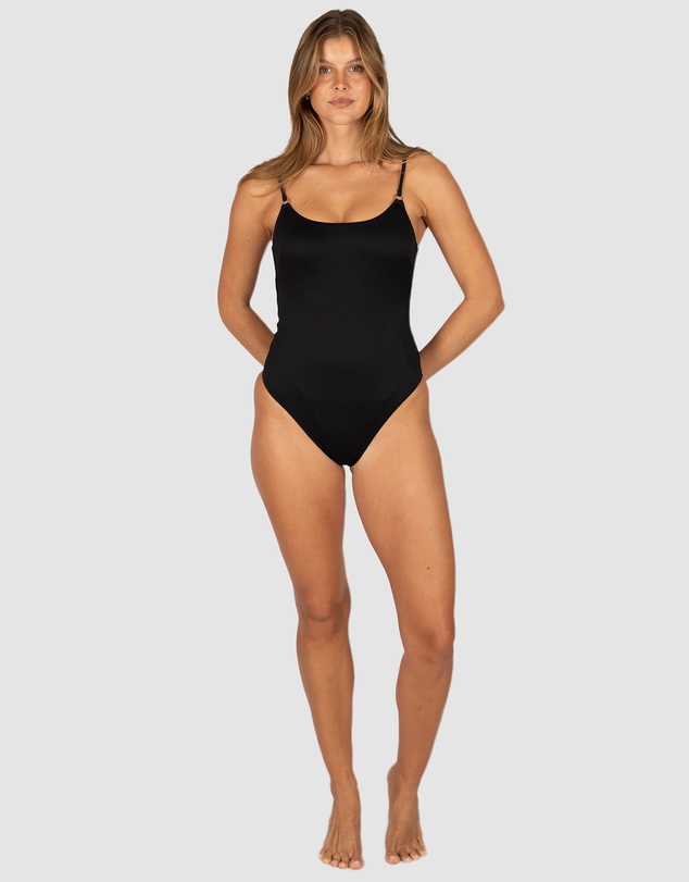 Baku Swimwear - Rococco Minimulist High Leg One Piece Swimsuit