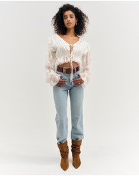 For Love & Lemons - Jeanne Jacquard Top