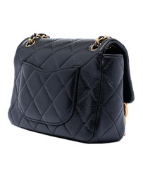 Pre-Loved by Azura Reborn - Pre-Loved Mini CC Quilted Calfskin Multi Chain Single Flap