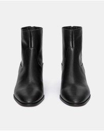 ARKET - Leather Ankle Boots - Women's