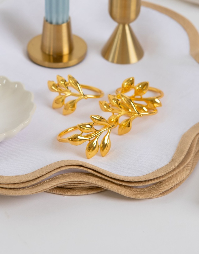 Tablescaped - The Greek Islands - Set of 4 Napkin Rings