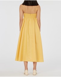 Amelius - Corinna Linen Midi Dress