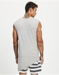 Surrounded By Ghosts - The Graftonite Asymmetrical Cotton Tail Muscle T-Shirt