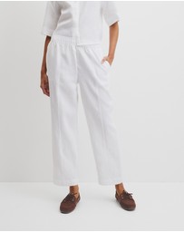 Country Road - Organically Grown Linen Tapered Jogger