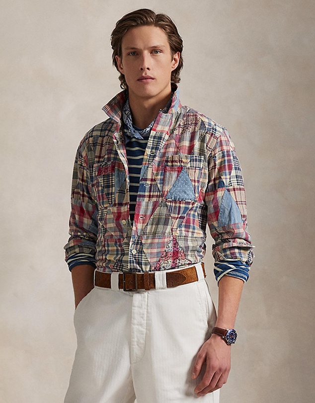 Polo Ralph Lauren - Classic Fit Patchwork Madras Camp Shirt