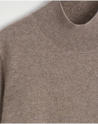COS - Cashmere Mock-Neck T-Shirt