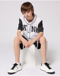 DKNY - Logo Short Sleeve Shirt - Kids-Teens