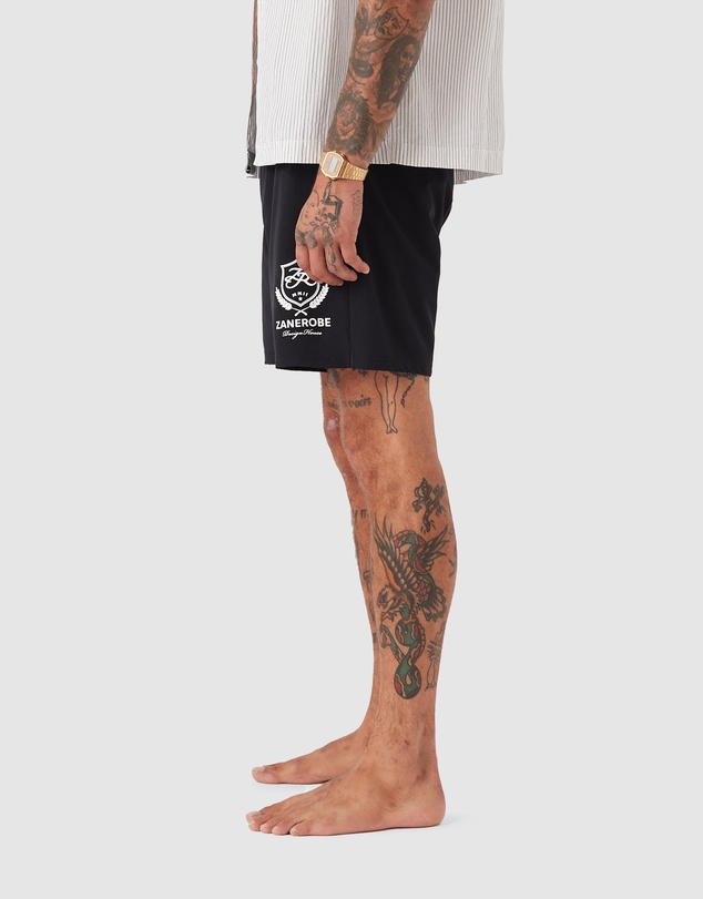 Zanerobe - Crest Balmoral Beach Short Black