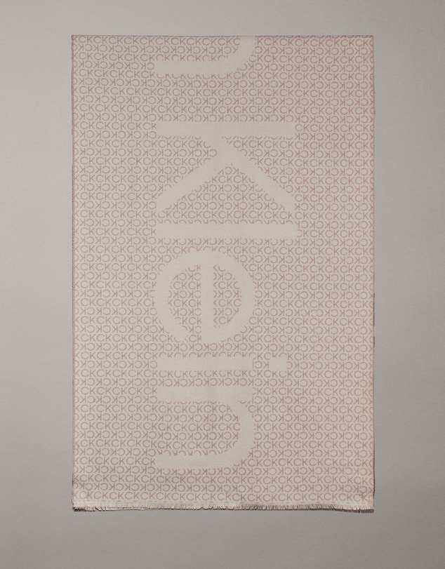 Calvin Klein - Logo Wool Blend Scarf