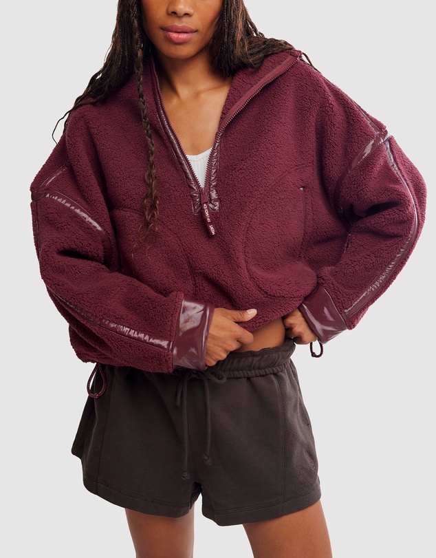FP Movement by Free People - Mountain High Shine Half Zip Sweat