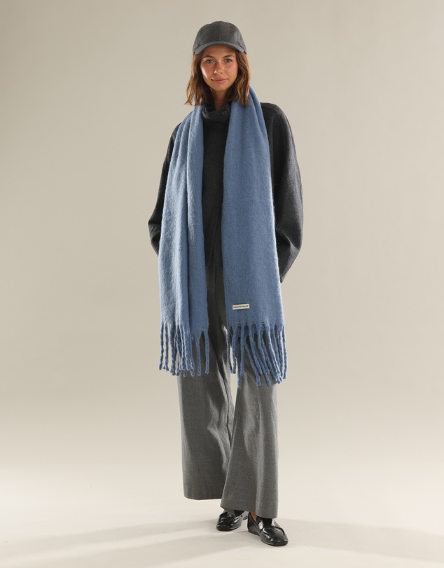 Morgan & Taylor - Ella Woven Scarf in Blue