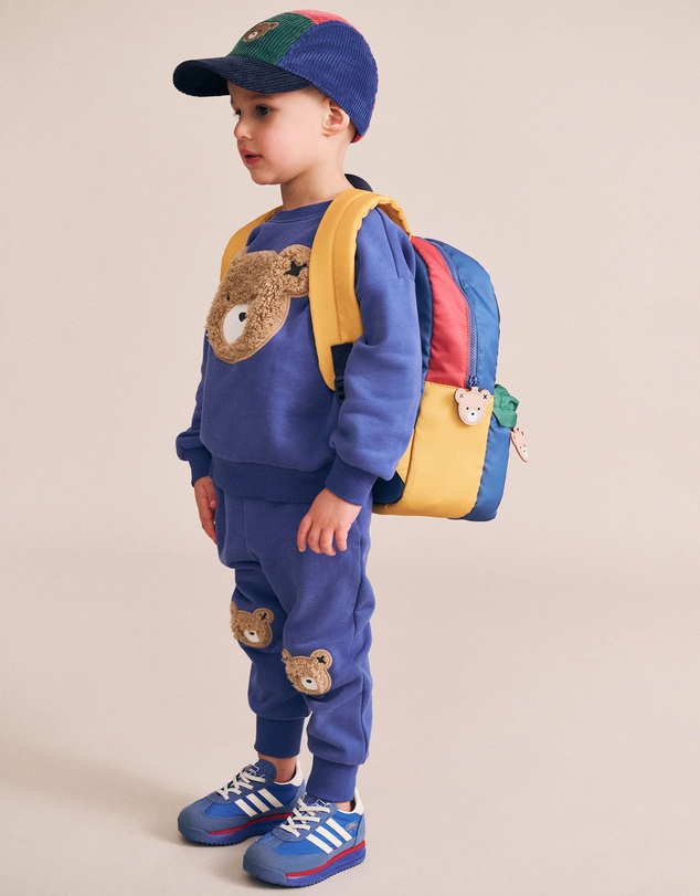 Huxbaby - Furry Huxbear Cobalt Sweatshirt - Babies-Kids