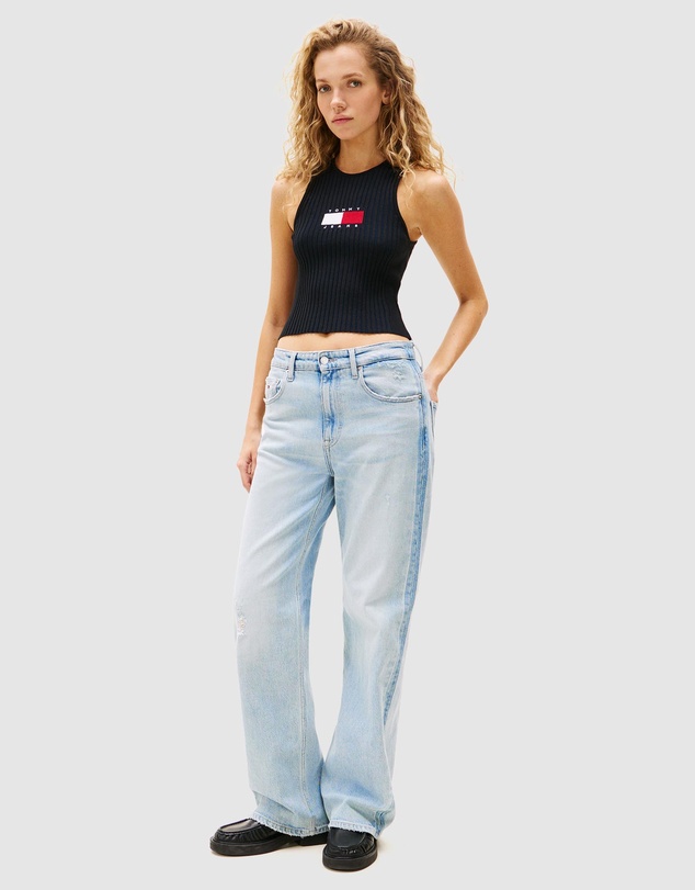 Tommy Jeans - Ribbed Slim Racerback Tank Top