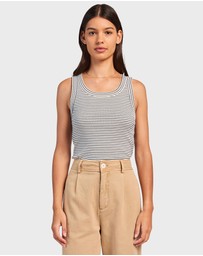 Academy Brand - Stripe Rib Tank