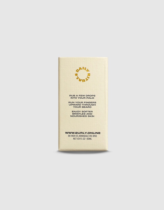 BURLY - Beard Oil - Hydrating & Softening - Australian Made