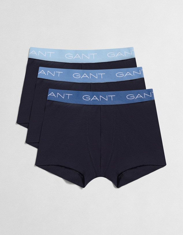 Gant - 3 Pack Contrast Waistband Boxer Briefs
