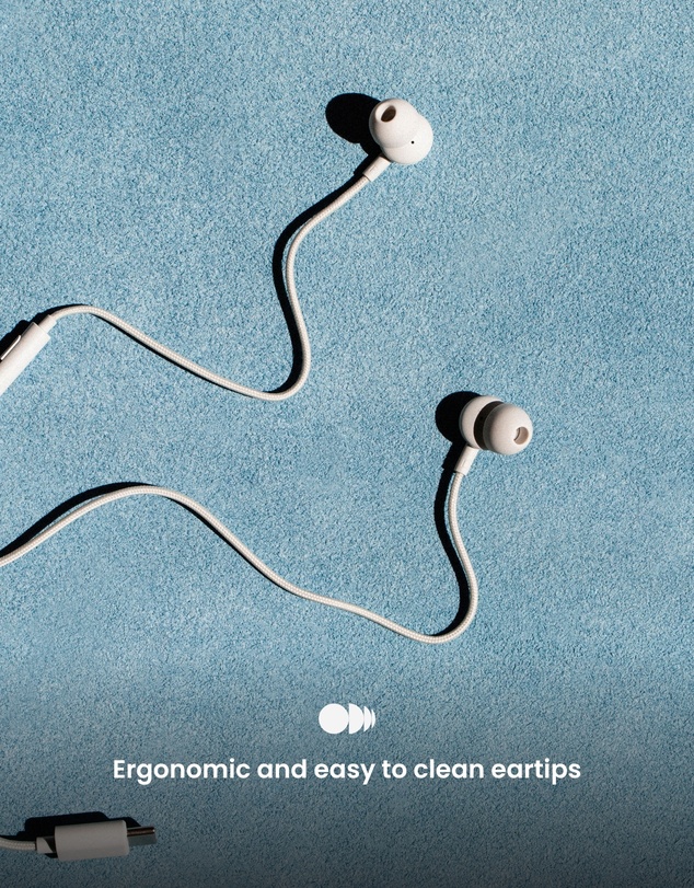 Sudio - V3 Pro - USB-C Tangle-Free Universal Wired Earbuds