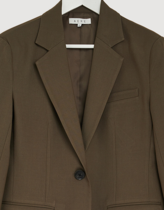 Revibe - Repaired AERE Alda Oversized Tailoring Blazer - Brand Sizing-8