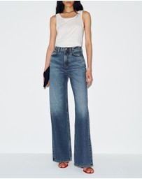 Reformation - Cary High Rise Slouchy Wide Leg Jeans