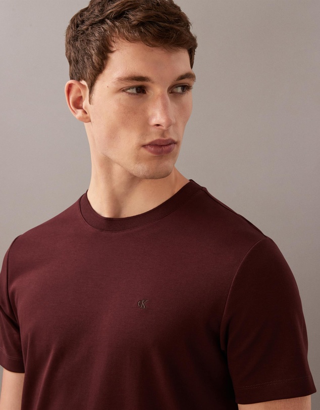 Calvin Klein - Embroidered Monogram Logo T-Shirt