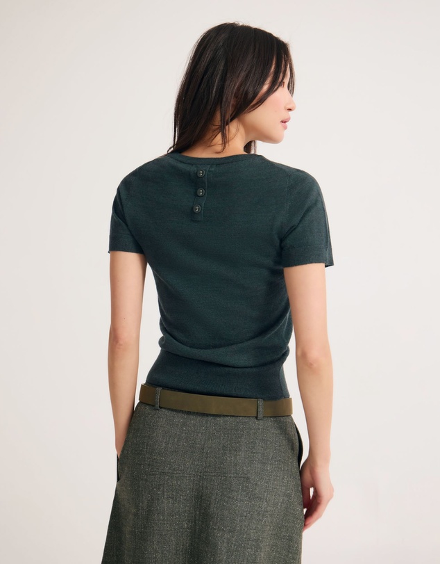 Oxford - Grace Short Sleeve Merino Knit