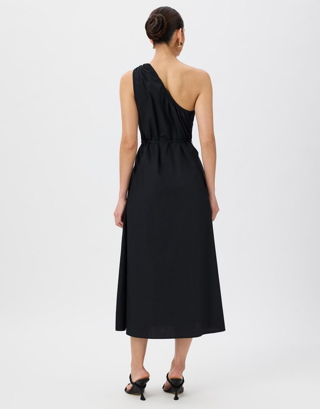 Tussah - Fleur One Shoulder Tie Detail Midi Dress