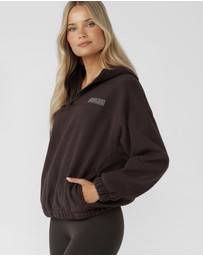 Lorna Jane - Nova Polar Fleece Quarter Zip Hoodie