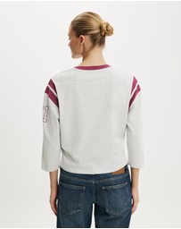 Cotton On - 3/4 Sleeve Graphic Tee