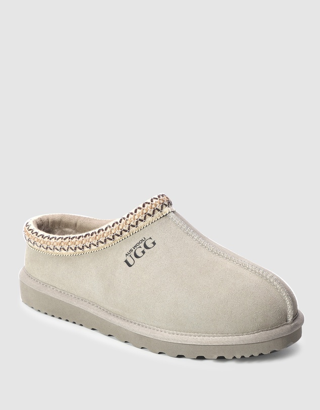 AusWooli Ugg Boots - Croydon Sheepskin Wool Ankle Braid Slippers