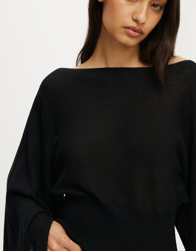Cotton On - Breezy Cape Knit Top