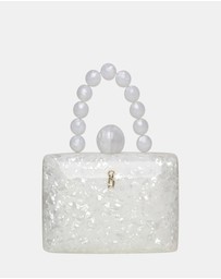 Steve Madden - BAllure White/Gold Handbag
