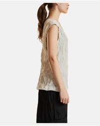 Cynthia Rowley - Crinkle Knit Sleeveless Top
