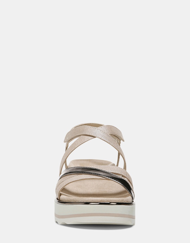 Vionic - Kellyn Flatform Sandal - Moonlight Linen