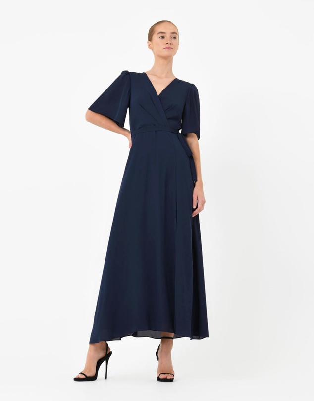 Forcast - Cannes Draped Sleeve Maxi Dress