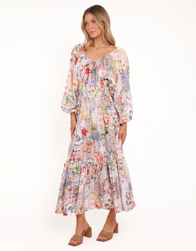Petal & Pup - Faris Off Shoulder Midi Dress - Floral