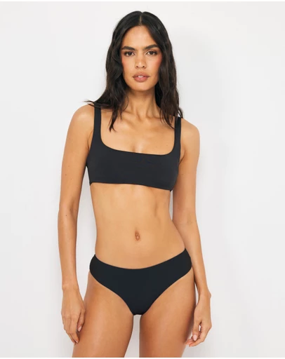 AERE - Lucia Square Neck Bikini Top