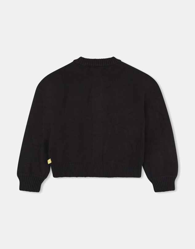 Billieblush - Embroidered Crew Knitted Cardigan - Kids-Teens
