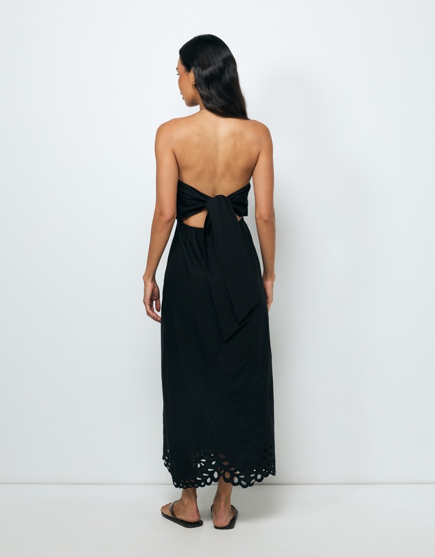 AERE - Adria Broderie Midi Dress