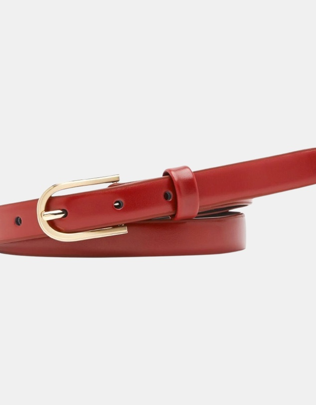Buckle - Yarra. Australian Made Classic Leather Belt. 19mm width.